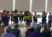 24日 松尾中学校 吹奏楽部